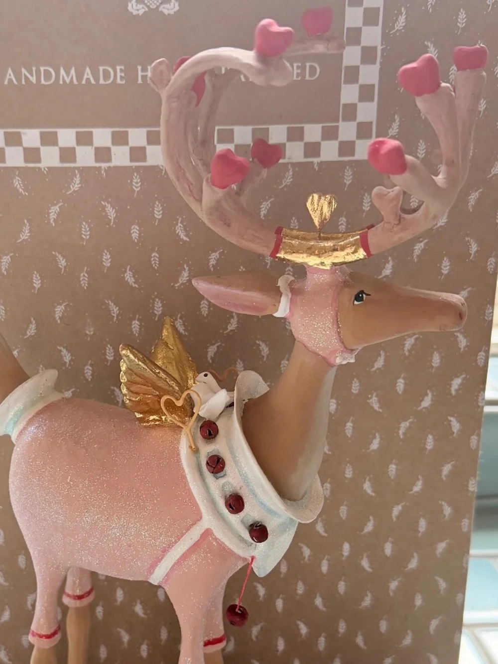 MacKenzie-Childs Patience Brewster Dash Away Cupid Reindeer Figure (LIKE NEW)